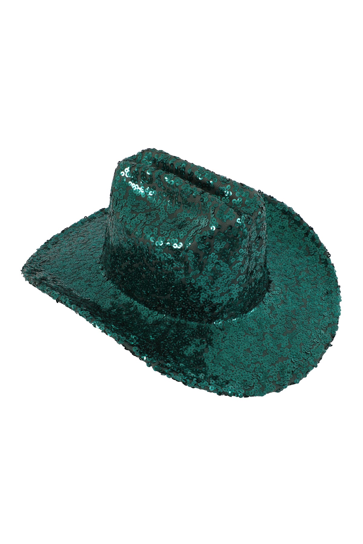 GLITTER SEQUIN FEDORA COWBOY HAT