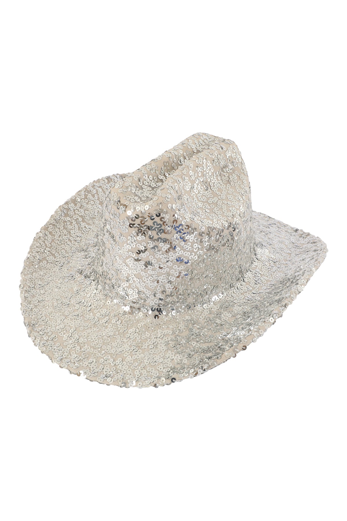 GLITTER SEQUIN FEDORA COWBOY HAT