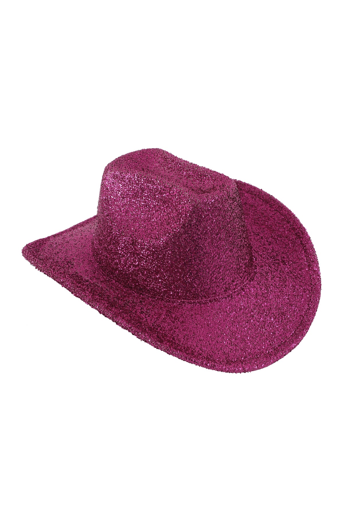 GLITTER SOLID COLOR FEDORA HAT