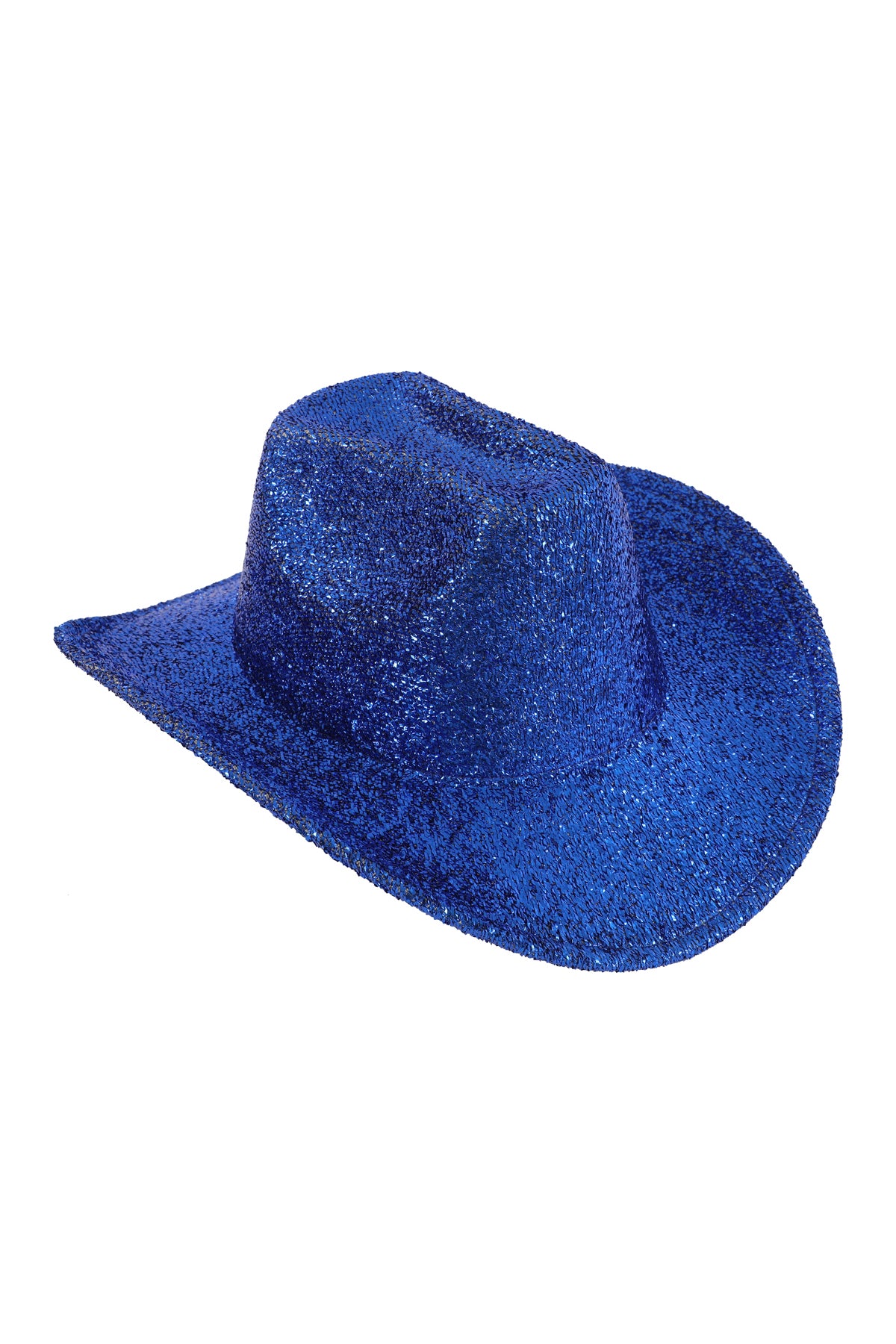 GLITTER SOLID COLOR FEDORA HAT