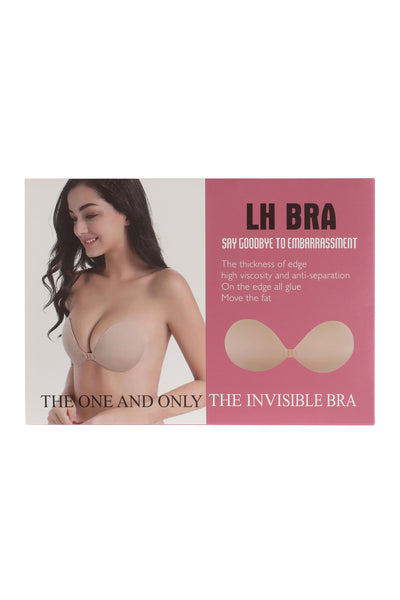 LH BRA INVISIBLE ADHESIVE STRAPLESS NUBRA WITH NIPPLE TAPE