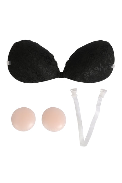 BRA INVISIBLE ADHESIVE NU BRA WITH NIPPLE TAPE AND 1PC BRA STRAP/3SETS