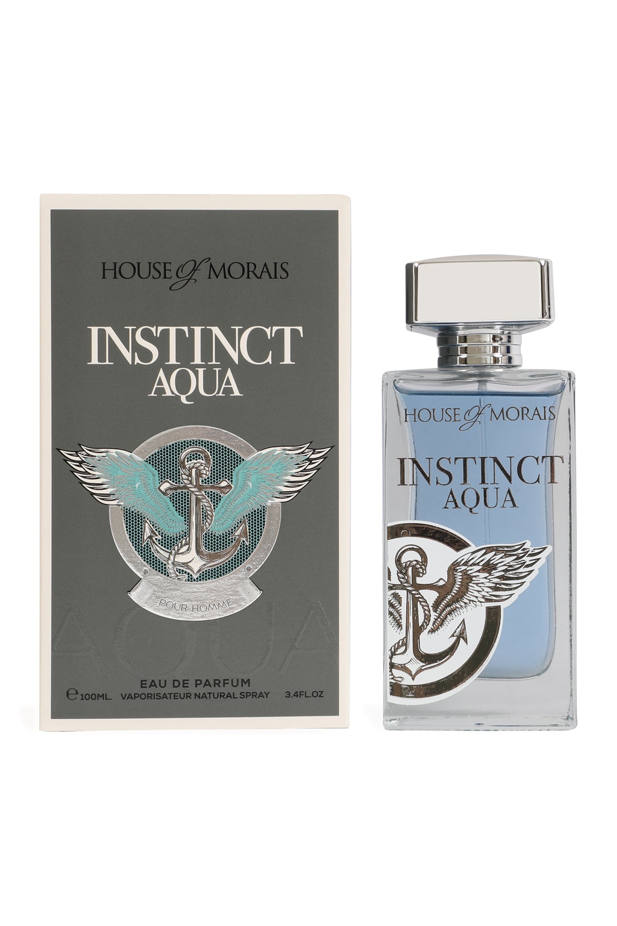 INSTINCT AQUA  SPRAY PERFUME EAU DE PARFUM FOR MEN - 100ML/3.4FL.OZ.