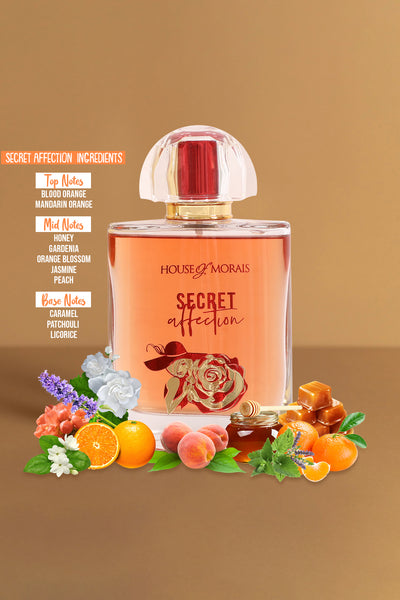 SECRET AFFECTION SPRAY PERFUME EAU DE PARFUM FOR WOMEN - 100ML/3.4FL.OZ.