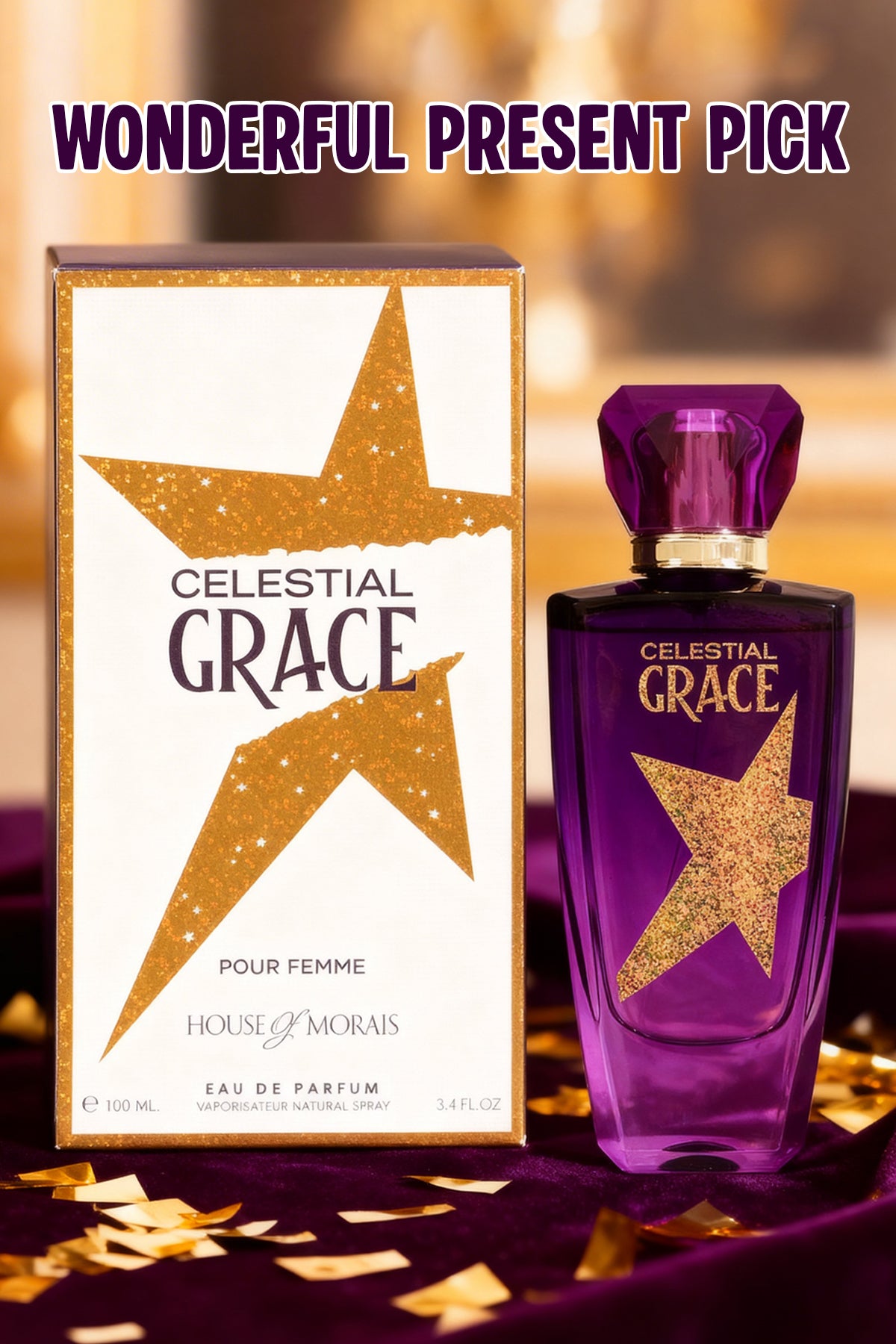 CELESTIAL GRACE SPRAY PERFUME EAU DE PARFUM FOR WOMEN - 100ML/3.4