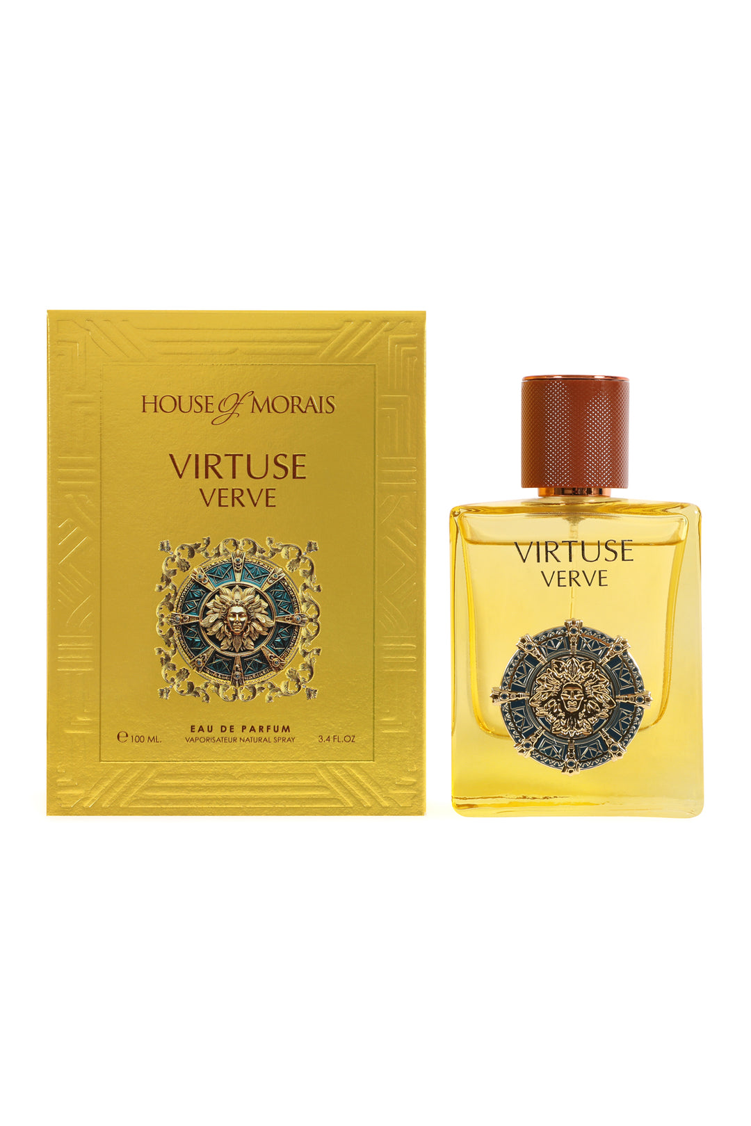 VIRTUSE VERVE SPRAY PERFUME EAU DE PARFUM FOR MEN - 100ML/3.4FL.OZ