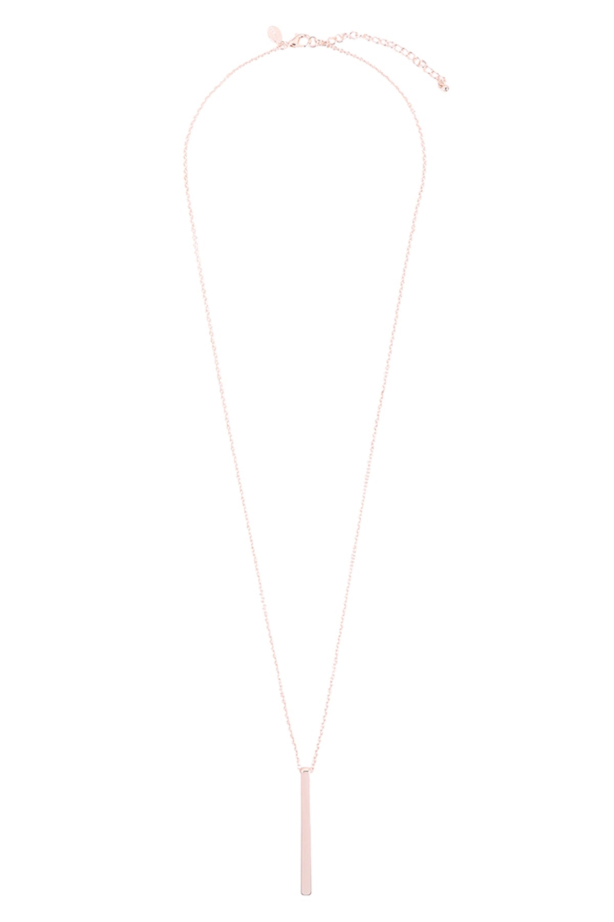 VERTICAL BAR PENDANT LONG NECKLACE