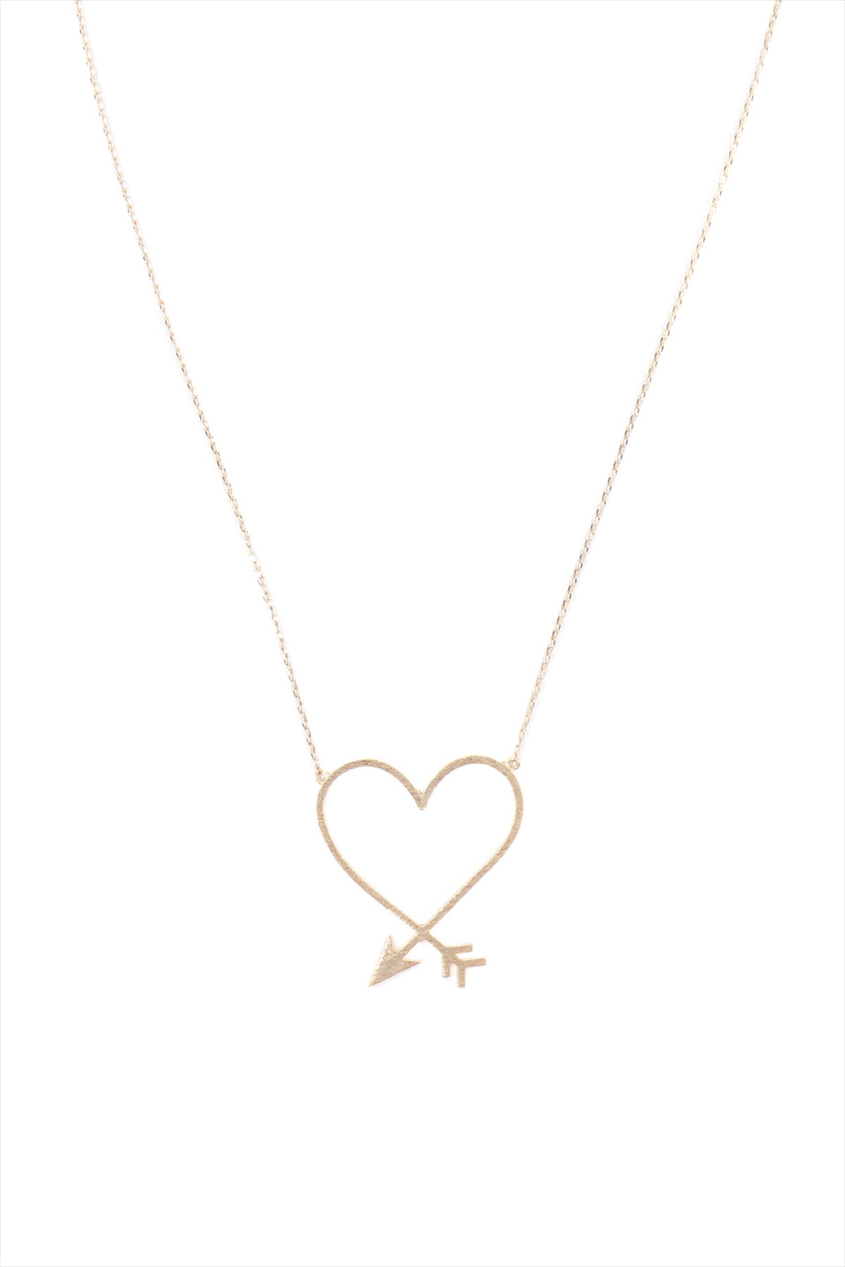 HEART ARROW PENDANT NECKLACE