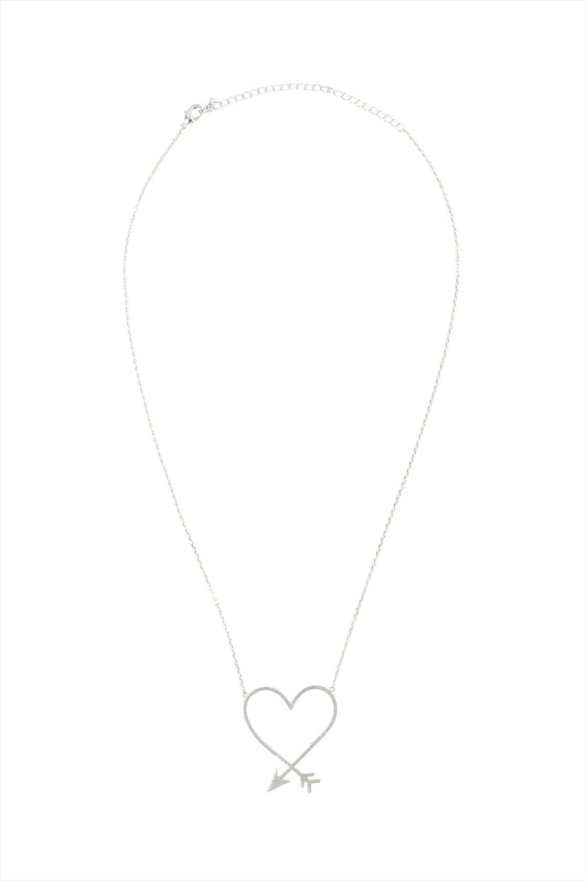 HEART ARROW PENDANT NECKLACE