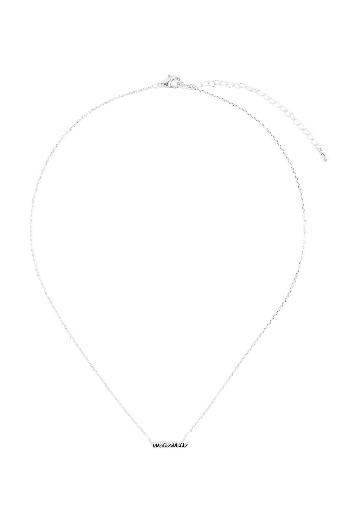 MAMA SCRIPT NECKLACE