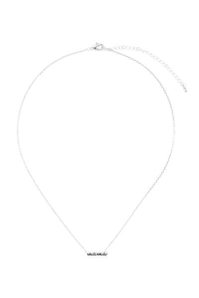 MAMA SCRIPT NECKLACE