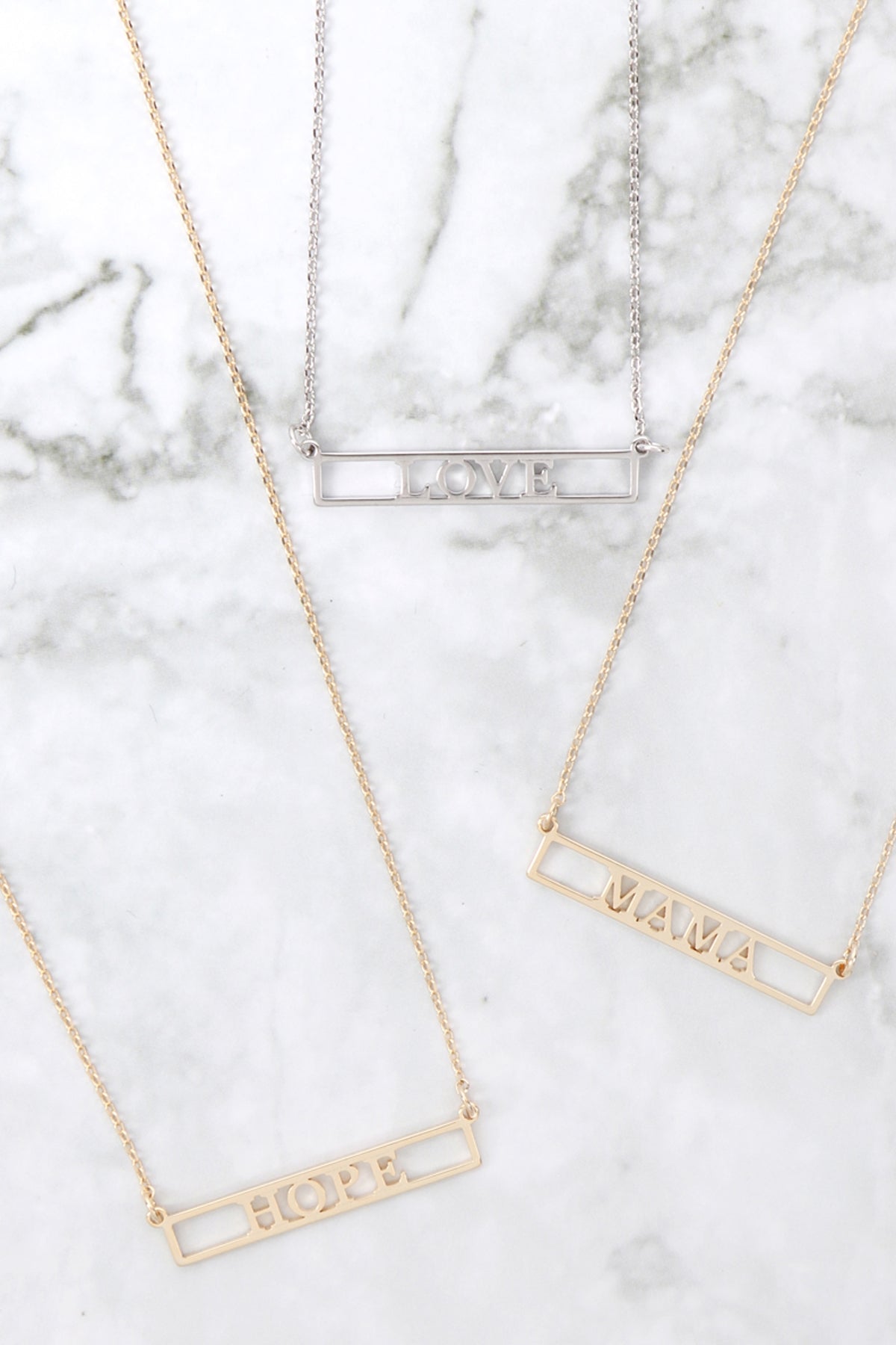 CUT OUT BAR NECKLACE (NOW $2.00 ONLY!)