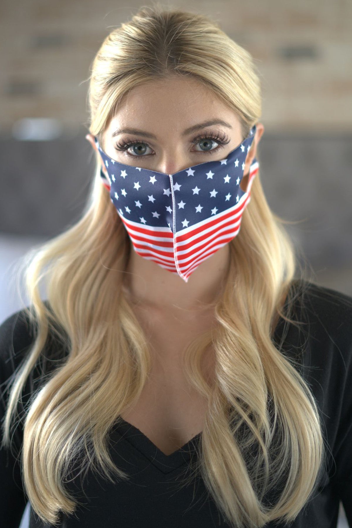 AMERICAN FLAG FASHION MASK