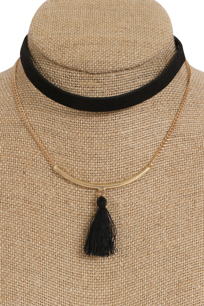 BOHEMIAN LAYERED CHOKER NECKLACE