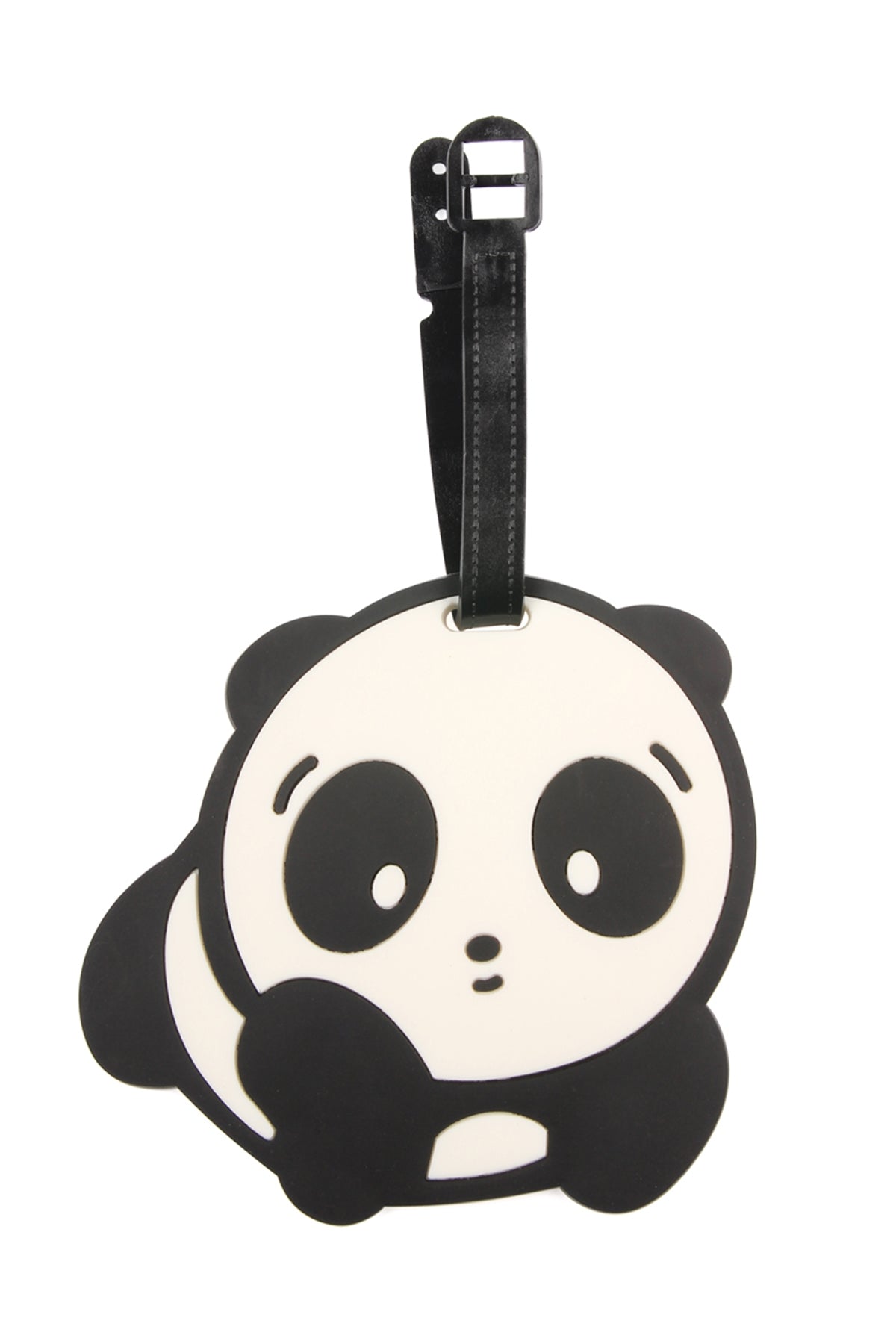 PANDA ON BELLY KEYCHAIN TAG