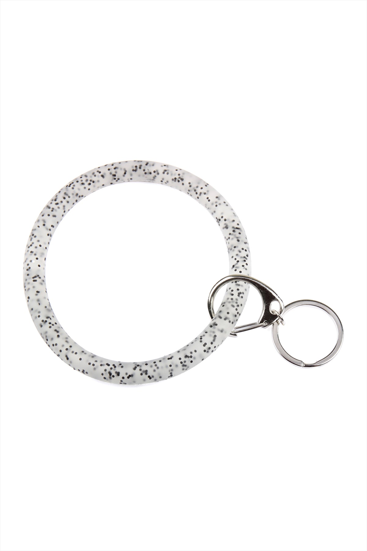 SILICONE HOOP KEYCHAIN