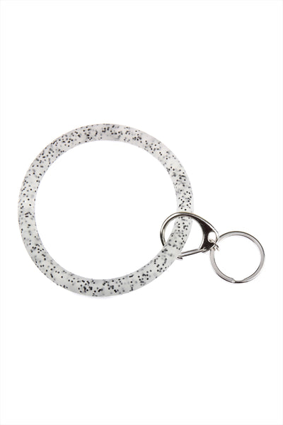 SILICONE HOOP KEYCHAIN