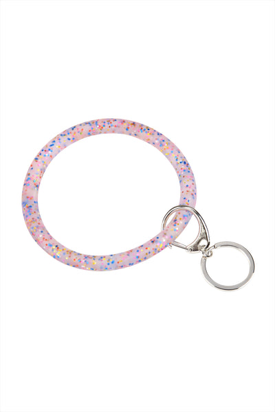 SILICONE HOOP KEYCHAIN