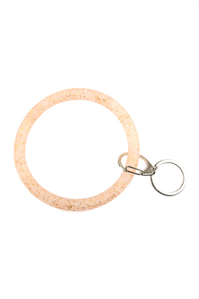 SILICONE HOOP KEYCHAIN