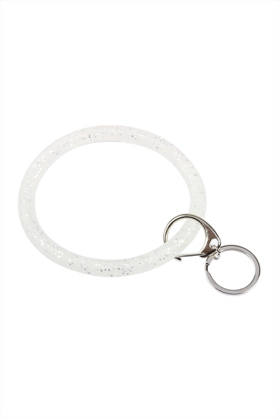 SILICONE HOOP KEYCHAIN