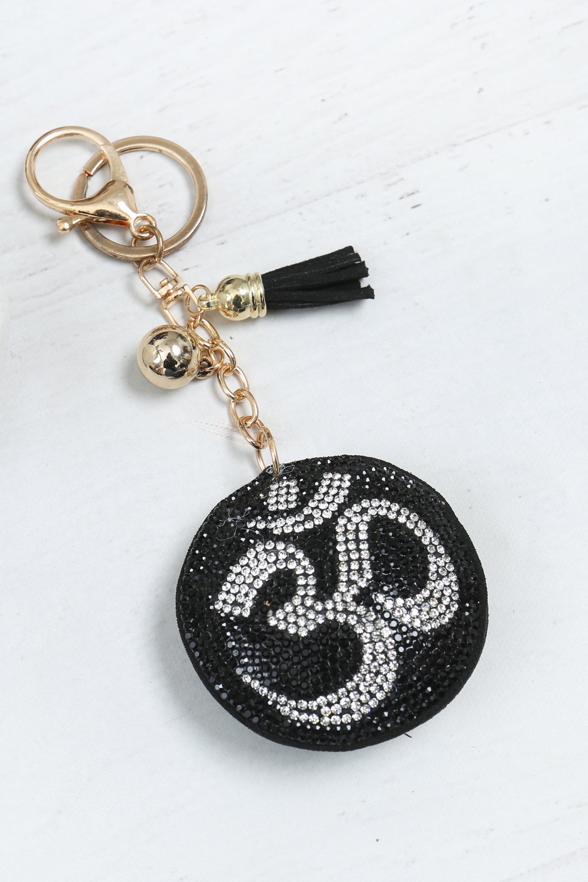"AUM" OM UNIVERSE & ULTIMATE REALITY SYMBOL TASSEL KEYCHAIN
