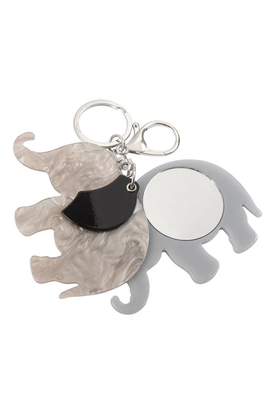 ELEPHANT W/ MIRROR KEYCHAIN