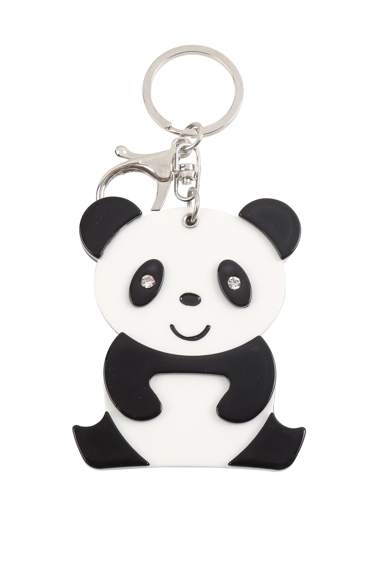 CUTE PANDA W/ MIRROR KEYCHAIN