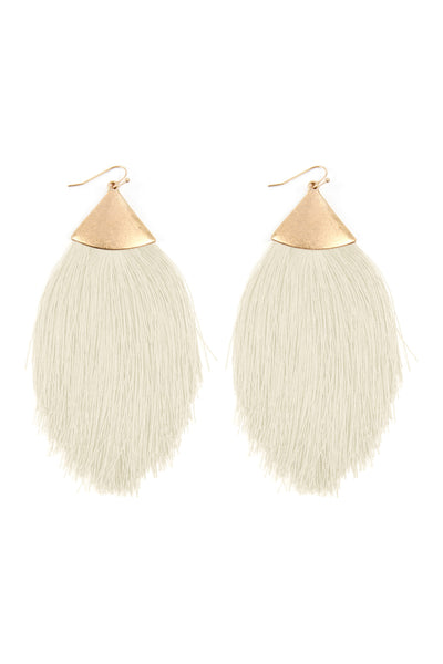 TASSEL DROP EARRINGS