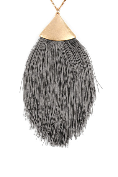 TASSEL PENDANT NECKLACE