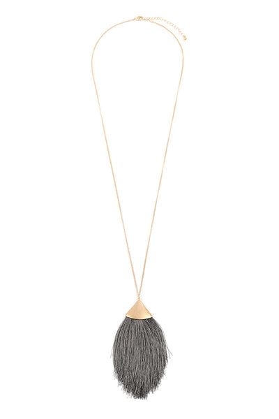 TASSEL PENDANT NECKLACE