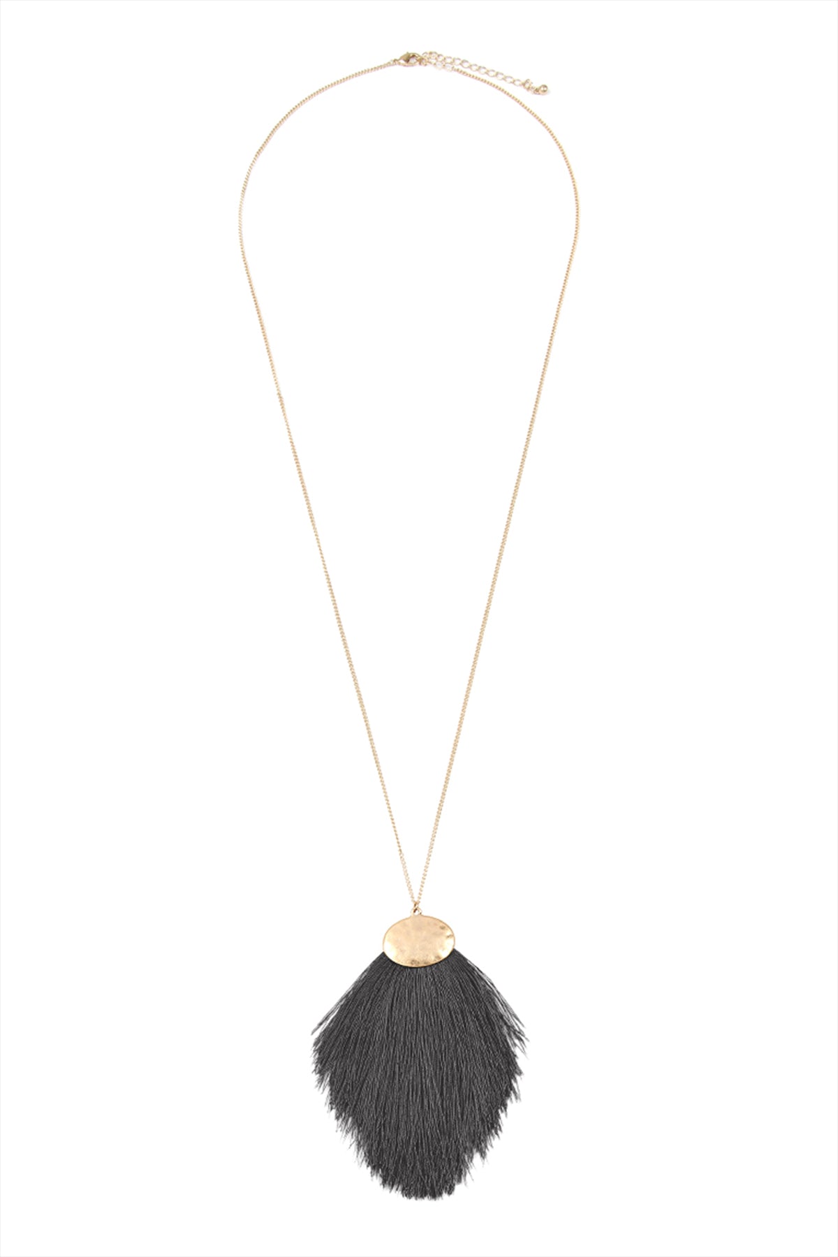 PENDANT TASSEL NECKLACE