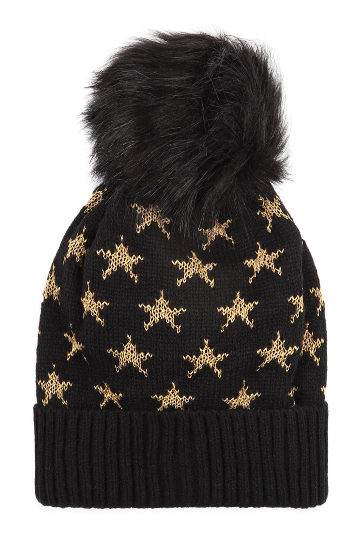 BEANIE WITH EMBROIDERED STARS (NOW $1.50 ONLY!)