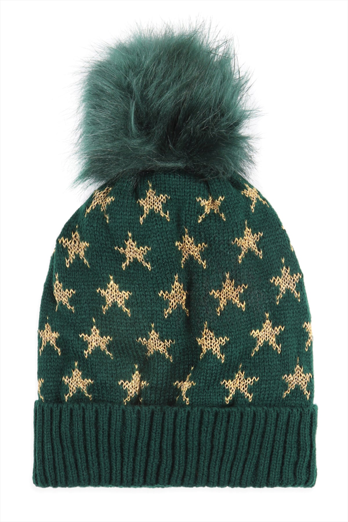 BEANIE WITH EMBROIDERED STARS (NOW $1.50 ONLY!)