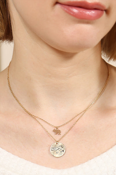 MAMA BEAR DOUBLE LAYER NECKLACE