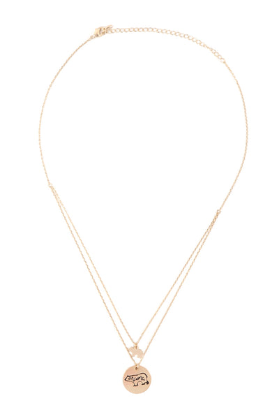 MAMA BEAR DOUBLE LAYER NECKLACE