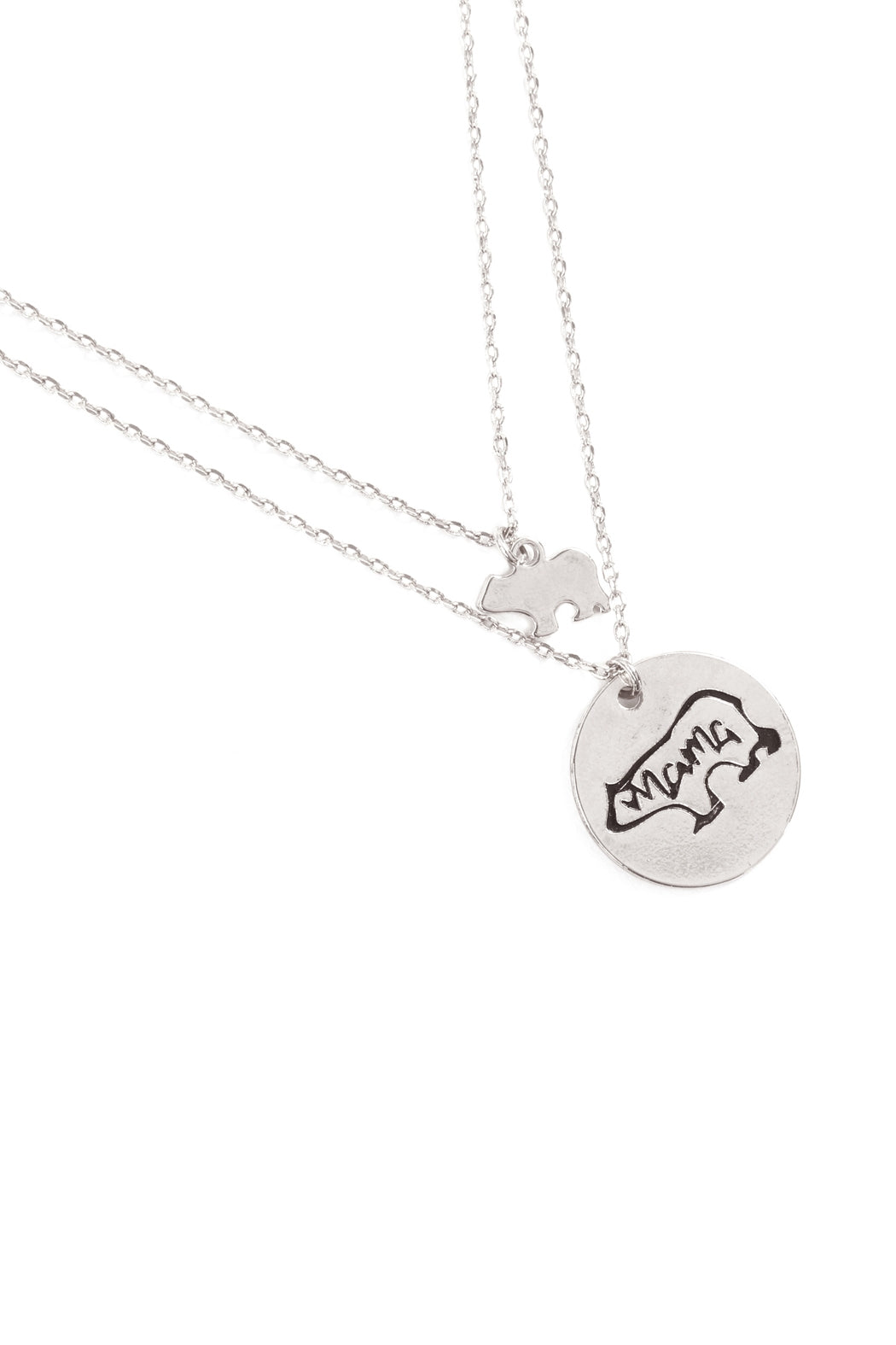 MAMA BEAR DOUBLE LAYER NECKLACE