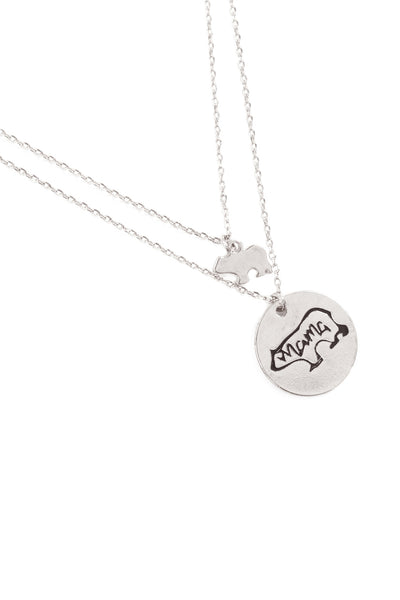 MAMA BEAR DOUBLE LAYER NECKLACE