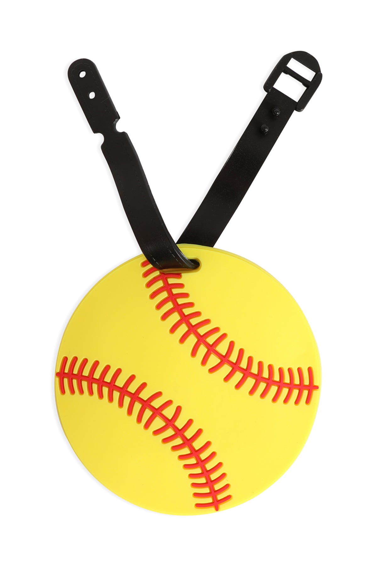 SOFTBALL LUGGAGE TAG