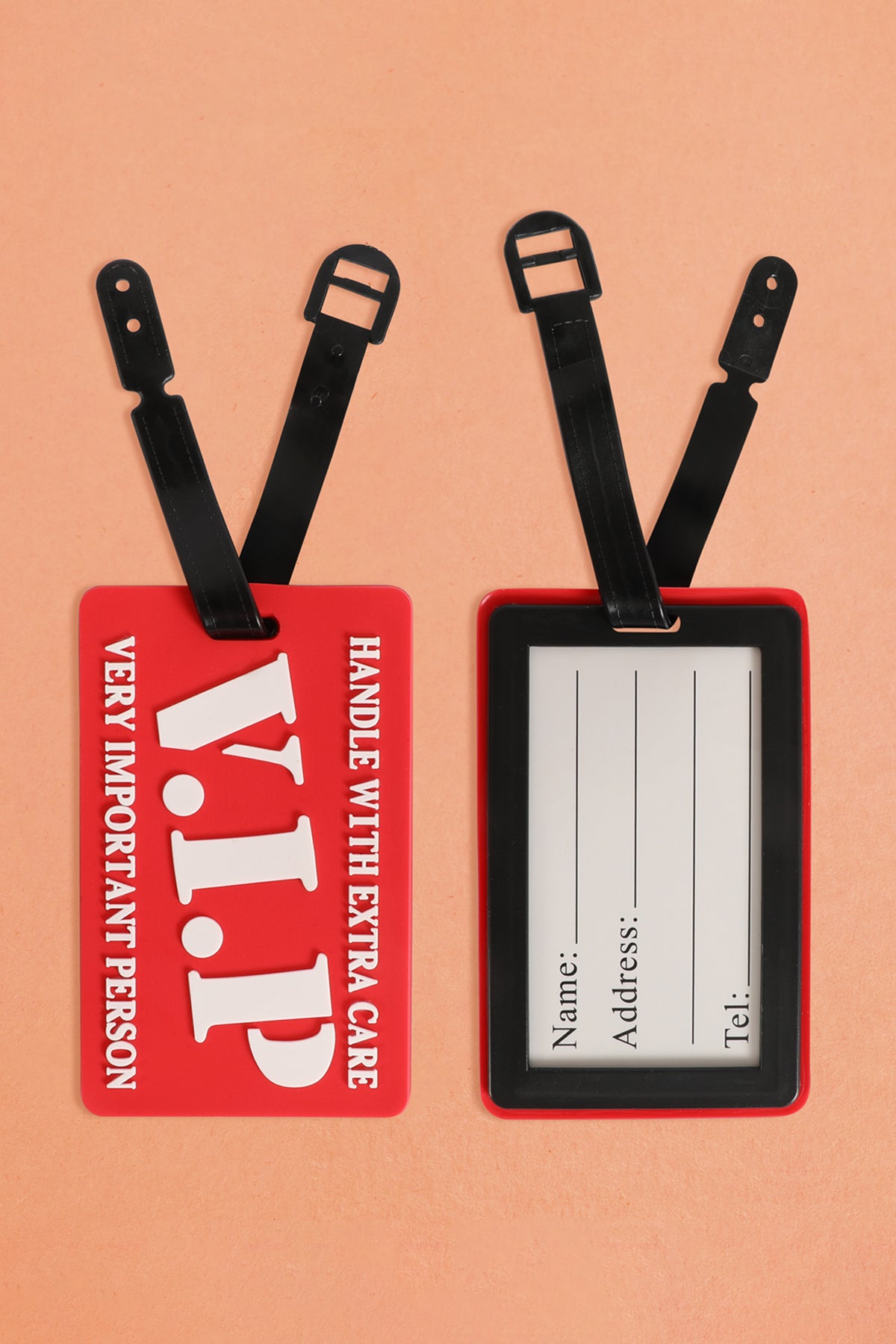 HANDLE WITH EXTRA CARE V.I.P. LUGGAGE TAG
