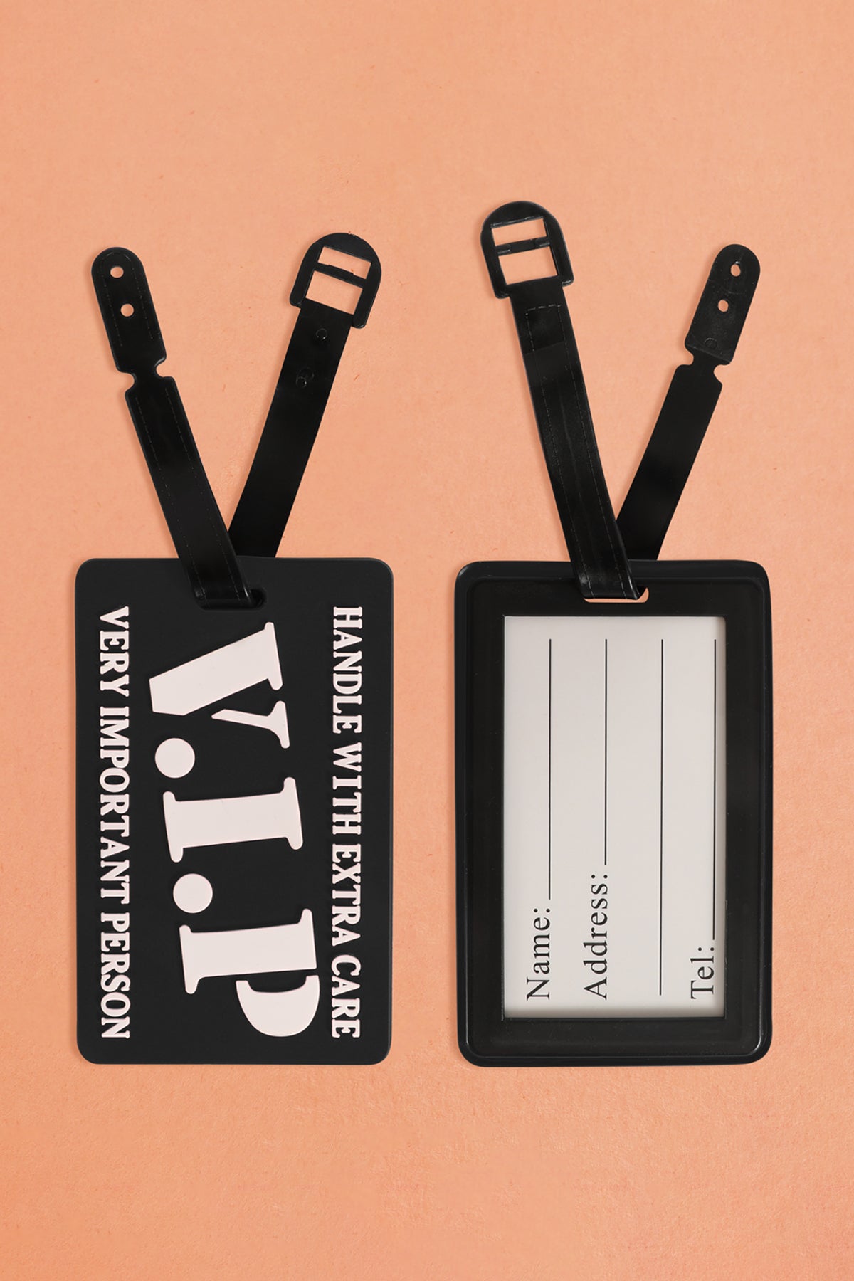 HANDLE WITH EXTRA CARE V.I.P. LUGGAGE TAG