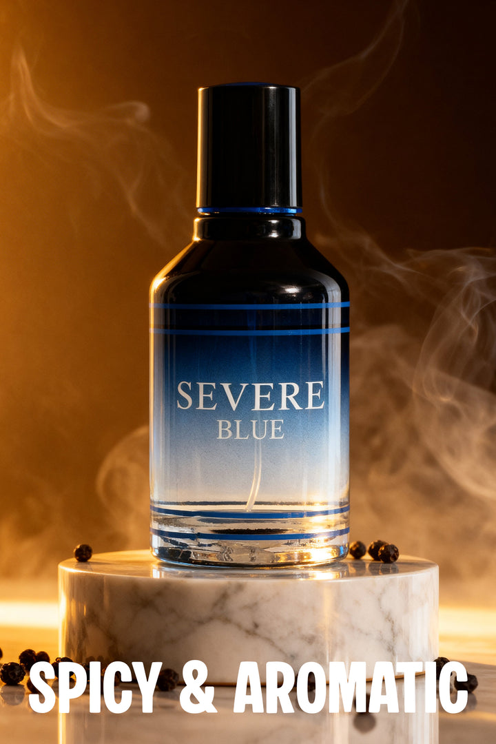 SEVERE BLUE POUR HOMME SPRAY PERFUME EAU DE PARFUM FOR MEN - 100ML
