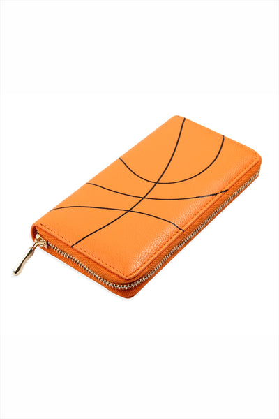 BASKETBALL ZIPPER WALLET