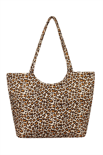 LEOPARD PRINT TOTE BAG/1PC