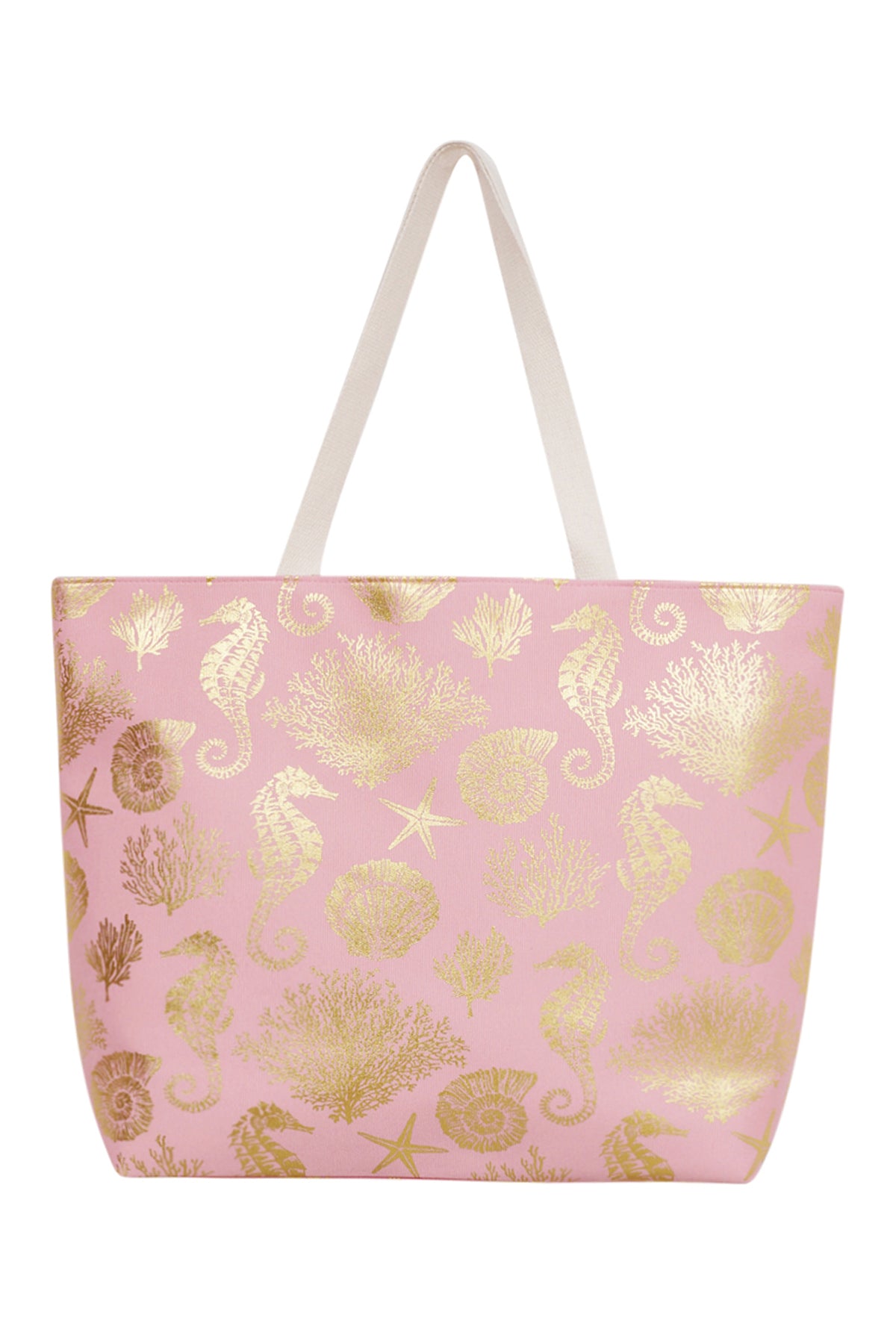 FOIL SEA LIFE TOTE BAG/1PC (NOW $6.75 ONLY!)