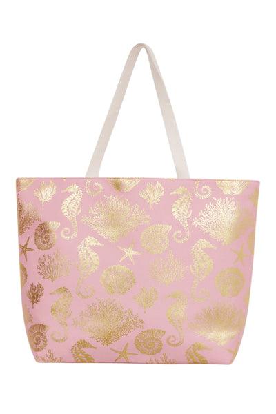 FOIL SEA LIFE TOTE BAG/1PC (NOW $6.75 ONLY!)