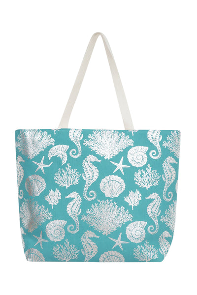 FOIL SEA LIFE TOTE BAG/1PC (NOW $6.75 ONLY!)