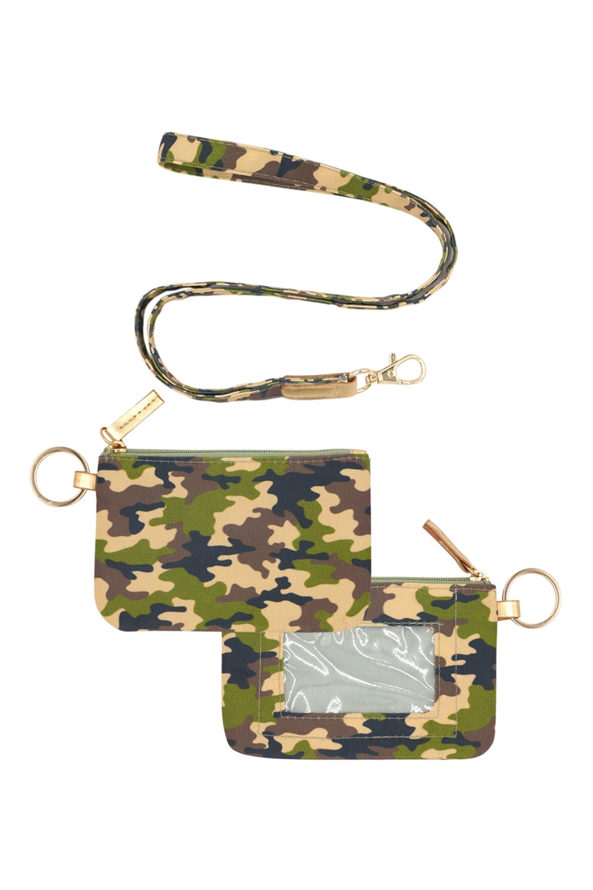 CAMO ID WALLET & DETACHABLE LANYARD