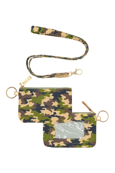 CAMO ID WALLET & DETACHABLE LANYARD
