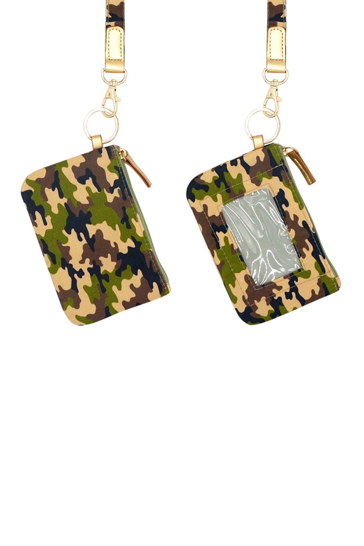 CAMO ID WALLET & DETACHABLE LANYARD