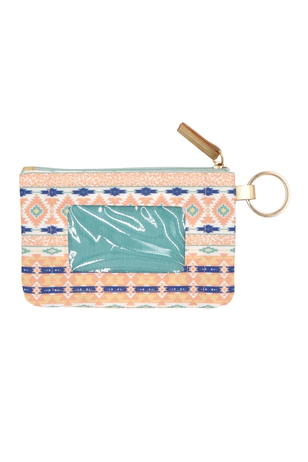 LEOPARD TRIBAL ID WALLET & DETACHABLE LANYARD